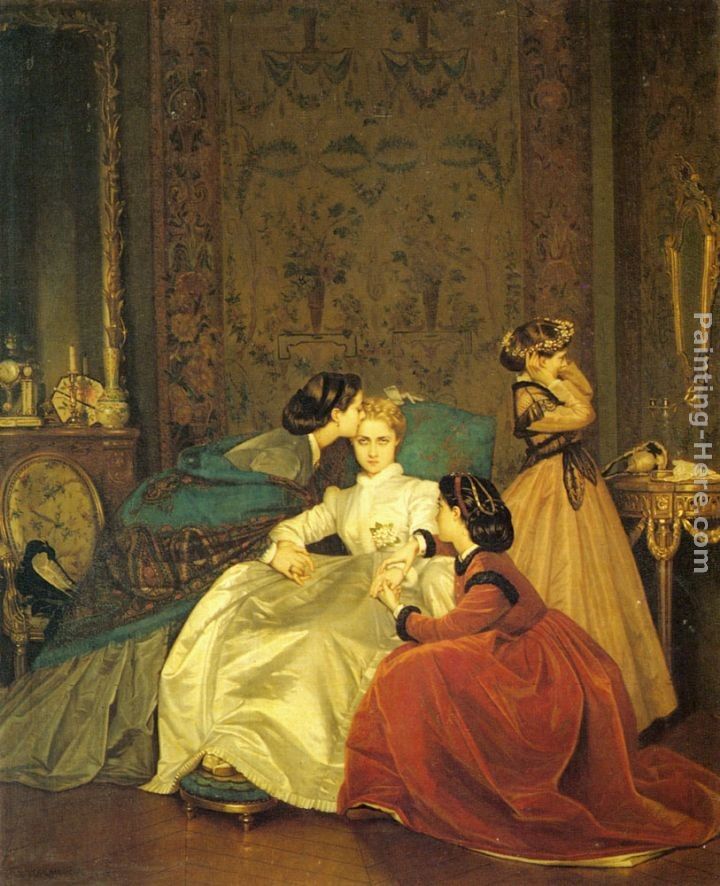 Auguste Toulmouche The Reluctant Bride